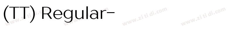 华文细黑(TT) Regular字体转换